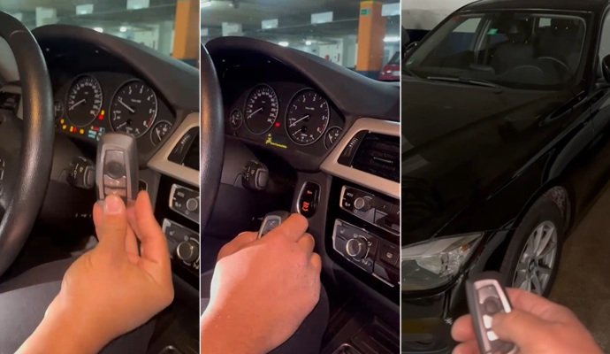 Llaves BMW de mando, modelo 320 2016 operativas tras un servicio de recuperación en Sabadell.